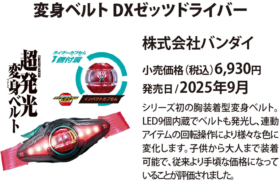 変身ベルト　DXゼッツドライバー