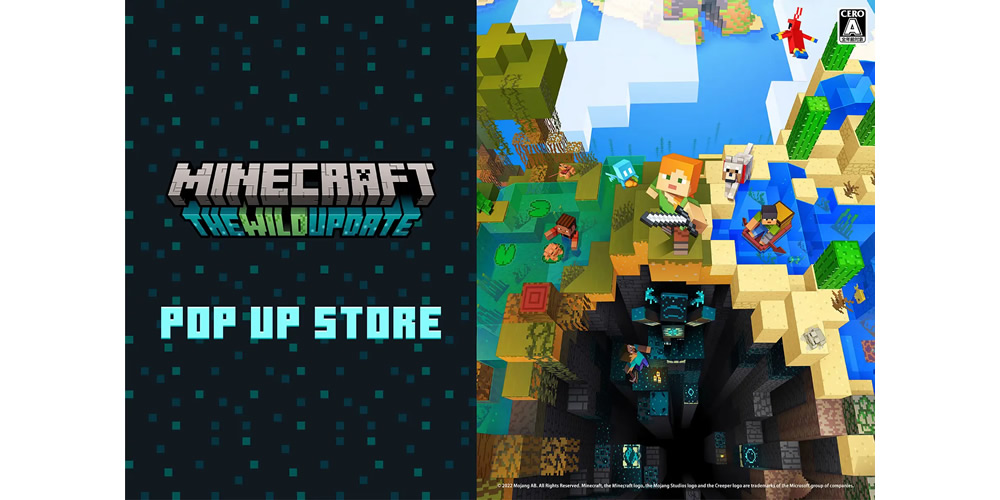 Minecraft POP UP STORE