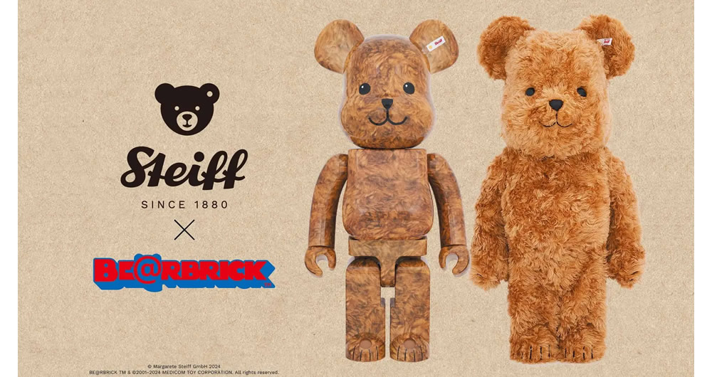 Steiff BE@RBRICK 70PB 1000%