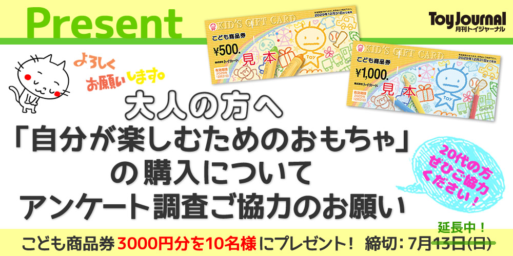 「自分が楽しむためのおもちゃ」の購入について