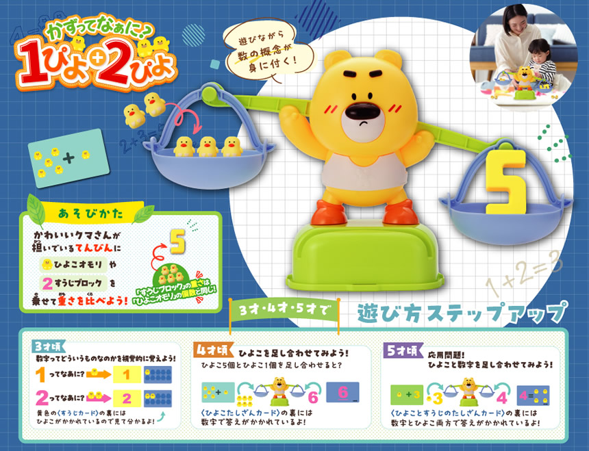 かずってなぁに？ １ぴよ＋２ぴよ