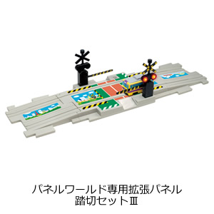 パネルワールド専用拡張パネル 踏切セットⅢ